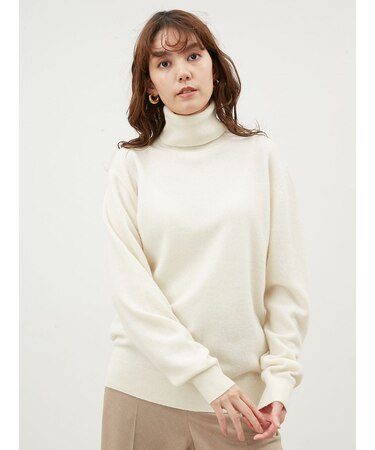 wool100％タートルネックニット｜ミラオーウェンの通販｜&mall（アンド 