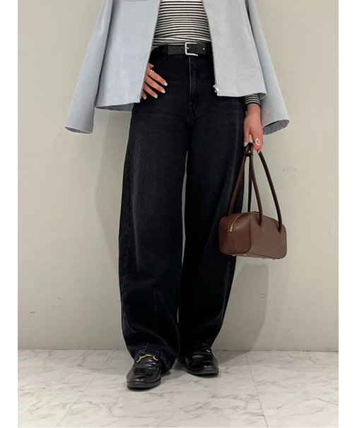 ウエストゴムカーヴィデニム【ウォッシャブル】