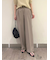 【セットアップ対応】後ろゴムゆるみテーパードパンツ