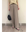 【セットアップ対応】後ろゴムゆるみテーパードパンツ
