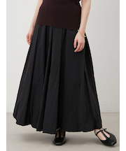 マキシウエストドロストワッシャーバルーンスカート