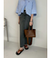 後ベンツストレートマキシデニムスカート