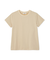 クルーネックハイラインTシャツ