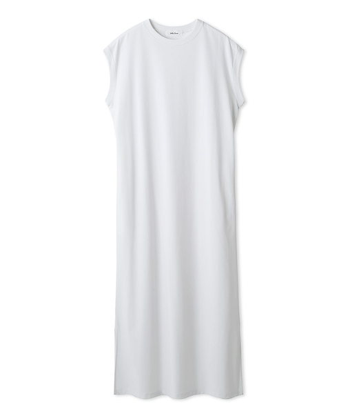 フレンチスリーブサイドスリットカットワンピース