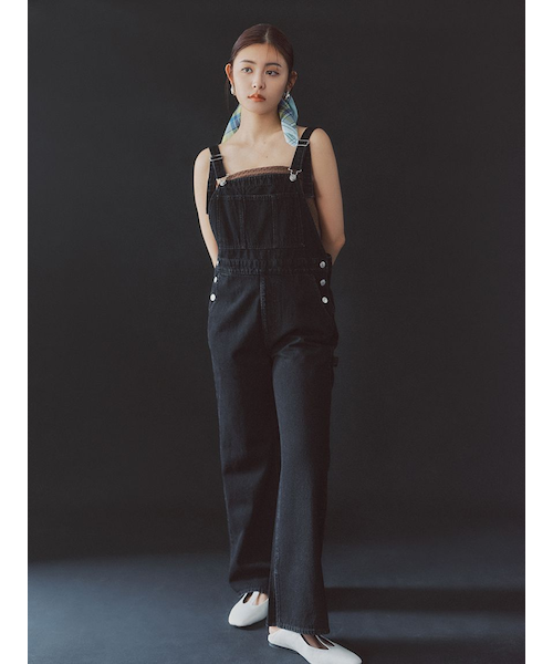 MilaOwen（ミラ オーウェン）デニムオーバーオール デニムオーバーオール｜ミラオーウェンの通販｜&mall（アンドモール