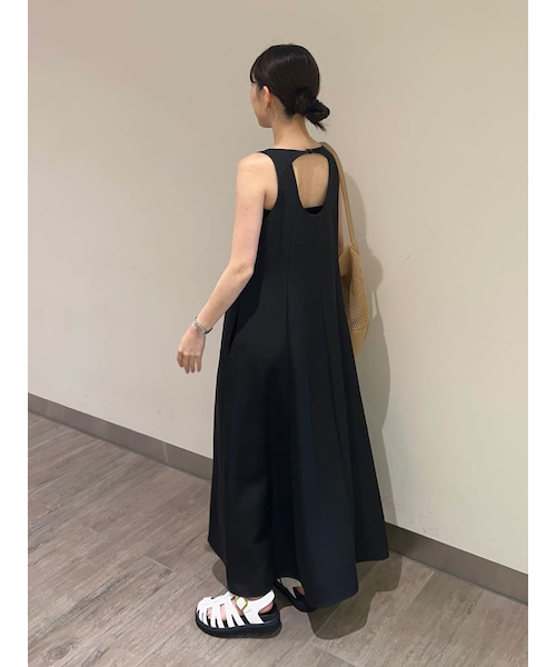 MilaOwenドライタッチサテンソリッドワンピース ドライタッチサテンソリッドワンピース(マキシ・ロング