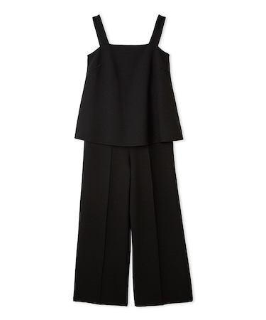 ペプラムブラウスSET UP風オールインワン