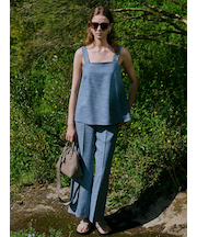 ペプラムブラウスSET UP風オールインワン