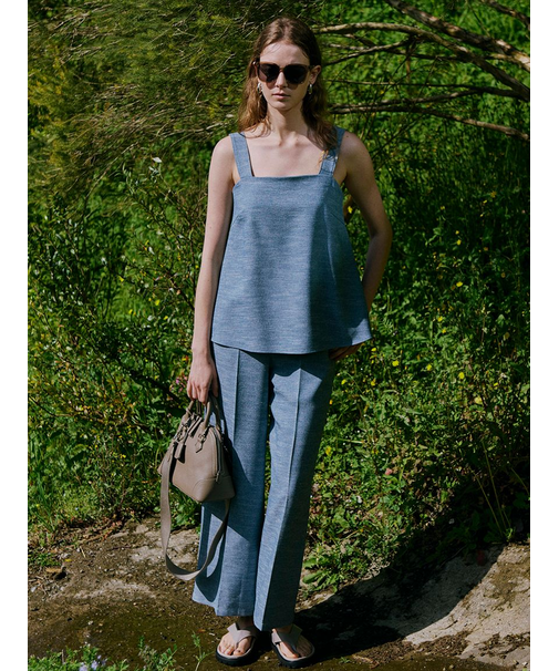 ペプラムブラウスSET UP風オールインワン