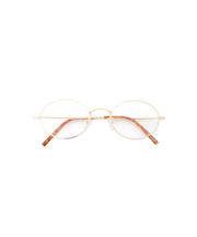 オーバルスリムフレームダテメガネ