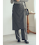 巻きスカートレイヤウエストゴムシガレットパンツ