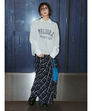 【WEB限定00サイズ】ウエストゴムタックプレスフレアスカート