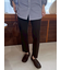 裾段差テーパードデニムパンツ