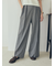 ウエストベルトタックワイドパンツ