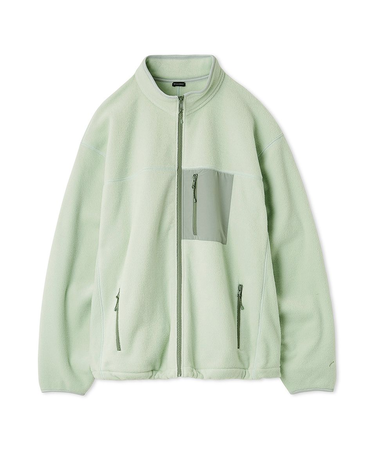 オーバーサイズフリースブルゾン