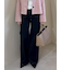 パッチポケットデザインバギーデニムパンツ
