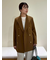 金釦ダブルブレストロングブレザー