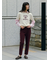 後ろゴムセンタープレステーパードパンツ
