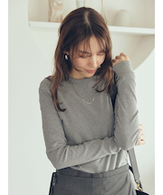 テレコクルーネックプルオーバー