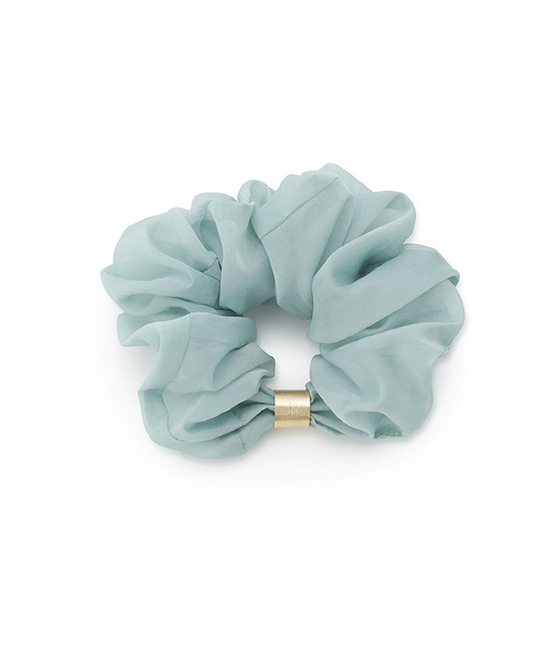 オーガンジーメタルポイントシュシュ