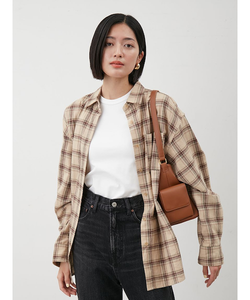 Mila Owen チェックネルシャツ チェックネルシャツ｜ミラオーウェンの通販｜&mall（アンド