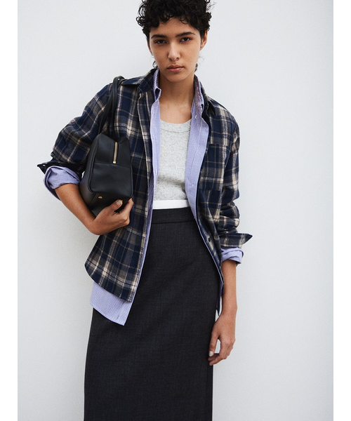 Mila Owen チェックネルシャツ チェックネルシャツ｜ミラオーウェンの通販｜&mall（アンドモール