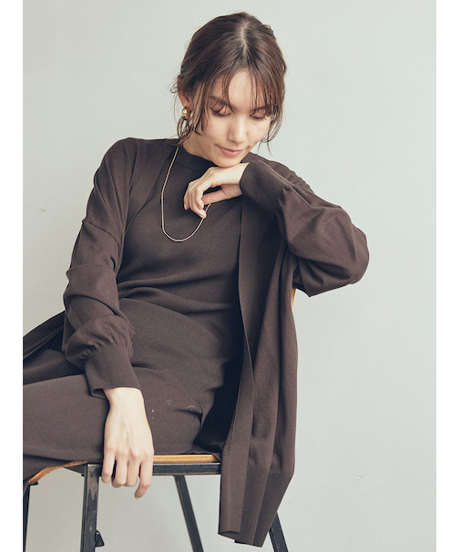 【セットアップ対応】ドルマンスリーブカーディガン