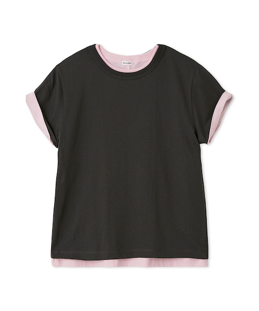 【セットアイテム】コットン100％レイヤード2PACK T