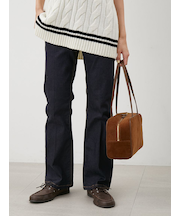 センタープレスシガレットスキニーデニムパンツ