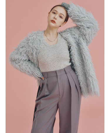 2wayアメスリウォームリブニットタンク