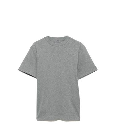 クルーネックフライスTシャツ