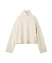 ウールカシミヤタートルネックニット