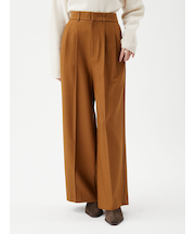 コーデュロイライク2タックワイドパンツ