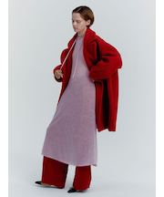 コーデュロイライク2タックワイドパンツ