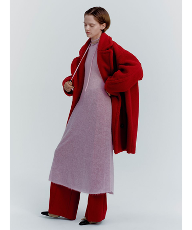 コーデュロイライク2タックワイドパンツ