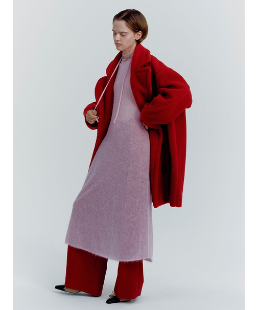 コーデュロイライク2タックワイドパンツ