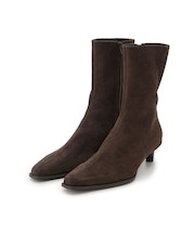 キトゥンヒールショートブーツ