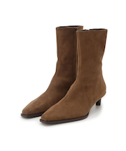 キトゥンヒールショートブーツ