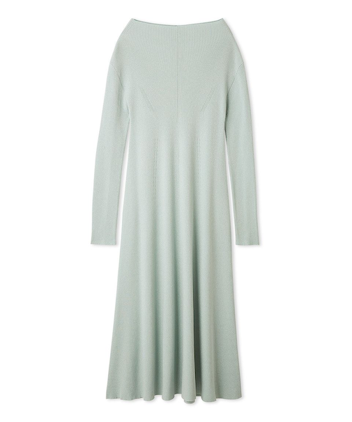 マルチWAYオフショルダーリブニットワンピース