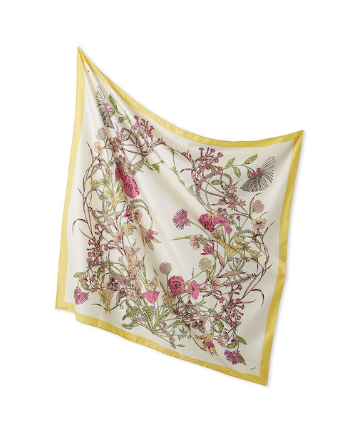 大判フラワー柄スカーフ