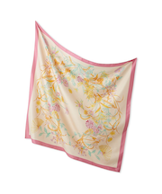 大判フラワー柄スカーフ