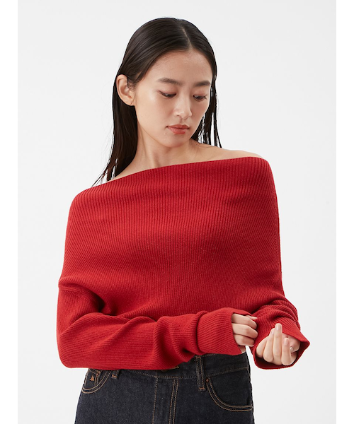 オフショルラメニット｜ミラオーウェンの通販｜&mall（アンドモール