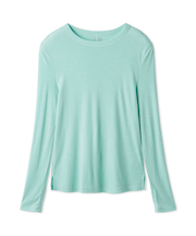 ウールテンセルクルーネックシアーロンＴ