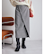 アシメストレートスカート