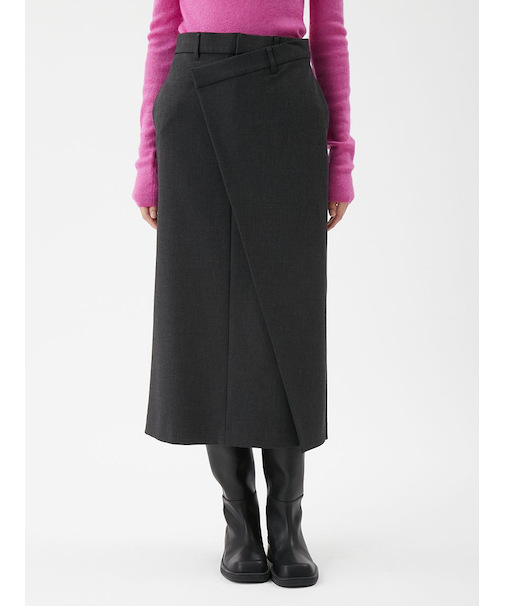 アシメストレートスカート