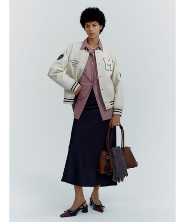 クワットサテンナロースカート