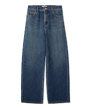 ハイライズルーズフィットバギーデニムパンツ