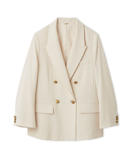 金釦ダブルブレストブレザー