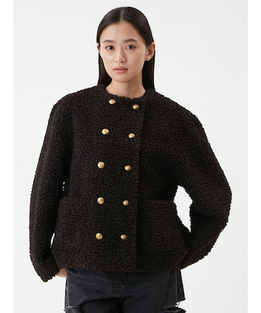 金釦カールファージャケット