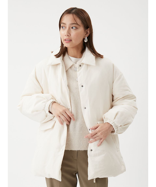 ステンカラーテントシルエットダウンジャケット｜ミラオーウェンの通販